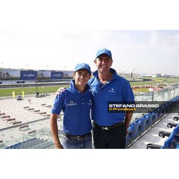 breakfast with the stars - Mickael Barzalona and Charlie Appleby Dubai - Meydan racecourse,27th march 2014 ph.Stefano Grasso