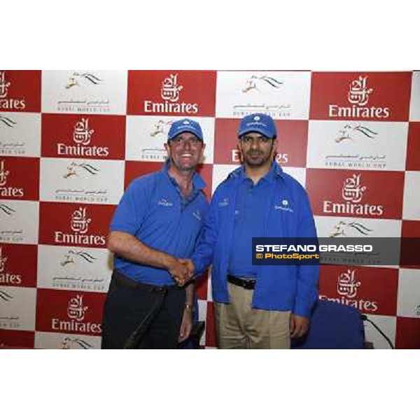 breakfast with the stars - Charlie Appleby and Saeed Bin Suroor Dubai - Meydan racecourse,27th march 2014 ph.Stefano Grasso