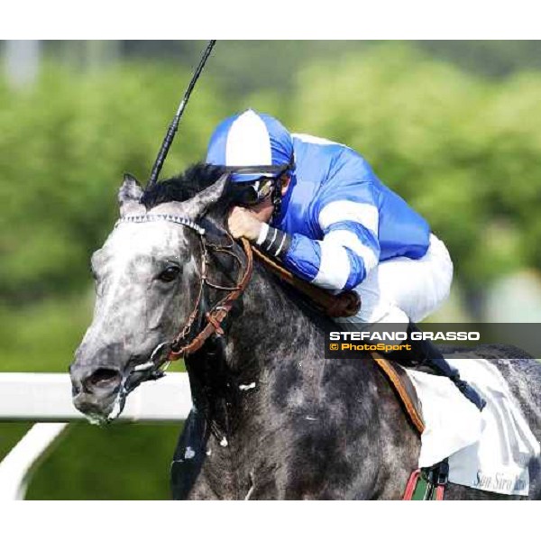 Silvano Mulas on Tedo wins The Gran Premio d\' Italia San Siro, Milan 18th june 2005 ph. Stefano Grasso