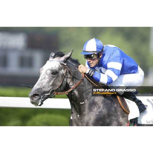 Silvano Mulas on Tedo wins The Gran Premio d\' Italia San Siro, Milan 18th june 2005 ph. Stefano Grasso