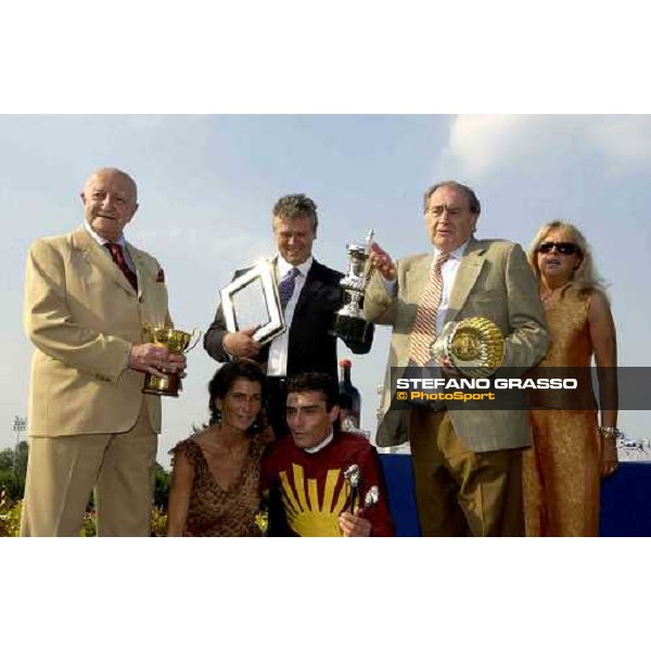 giving prize for the connection of Electrocutionist Milano, San Siro 19th june 2005 ph. Stefano Grasso