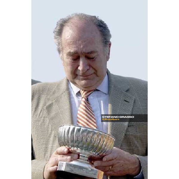 Franco Polidori breeder of Electrocutionist Milano, San Siro 19th june 2005 ph. Stefano Grasso