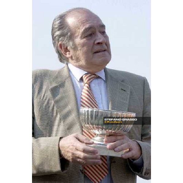 Franco Polidori breeder of Electrocutionist Milano, San Siro 19th june 2005 ph. Stefano Grasso