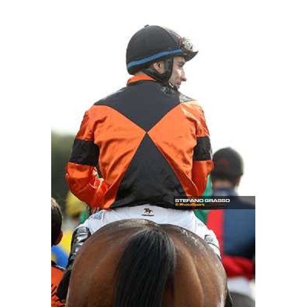 Pasquale Borrelli on Mr Gotham wins the Premio Circo Massimo Roma - Capannelle racecourse,6th april 2014 ph.Stefano Grasso