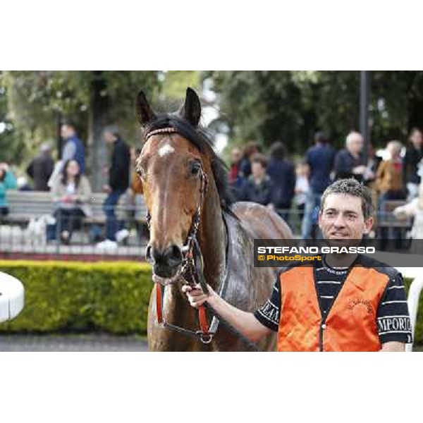 Mr Gotham after winning the Premio Circo Massimo Roma - Capannelle racecourse,6th april 2014 ph.Stefano Grasso