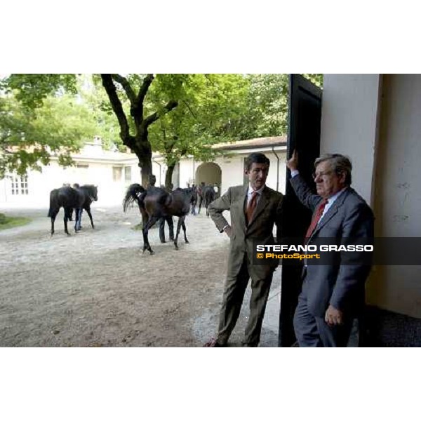 Marques Incisa della Rocchetta and Marques Giorgio Guglielmi - Gran Premio Milano Milano San Siro 19th june 2005 ph. Stefano Grasso