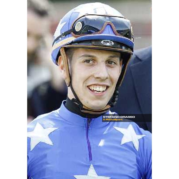 Cristian Demuro on Freedom Holder wins the Premio Daumier - Mem.Marco Rinaldi Roma - Capannelle racecourse,6th april 2014 ph.Domenico Savi/Grasso