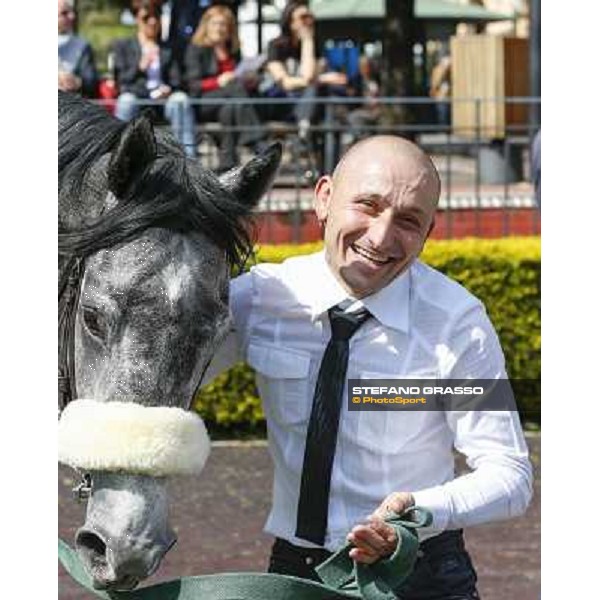 Freedom Holder after winning the Premio Daumier - Mem.Marco Rinaldi Roma - Capannelle racecourse,6th april 2014 ph.Domenico Savi/Grasso