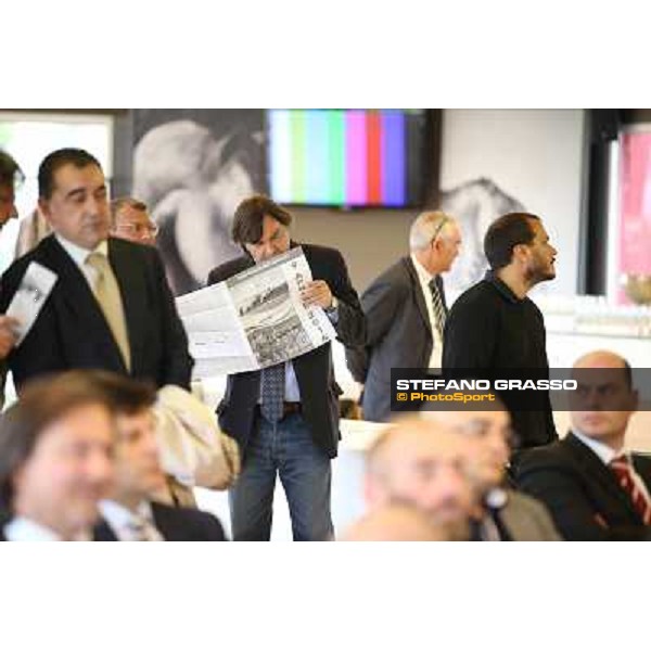 The press conference for the opening of the new trot racetrack - Claudio Icardi Rome, Capannelle racecourse 9th april 2014 ph.Stefano Grasso