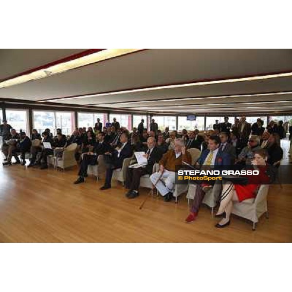 The press conference for the opening of the new trot racetrack Rome, Capannelle racecourse 9th april 2014 ph.Stefano Grasso