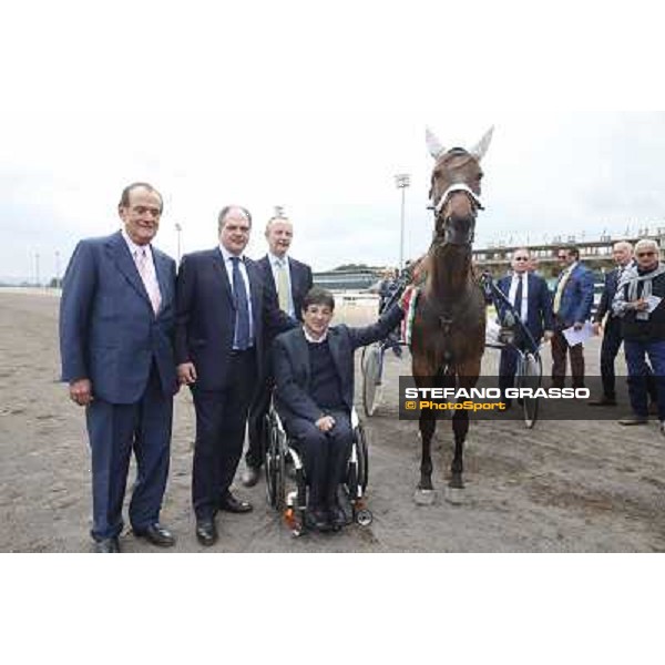 The press conference for the opening of the new trot racetrack Rome, Capannelle racecourse 9th april 2014 ph.Stefano Grasso