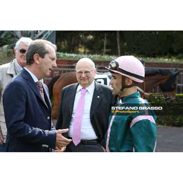 Maurizio Guarnieri and Dario Vargiu Rome, Capannelle racecourse 13th april 2014 ph.Stefano Grasso