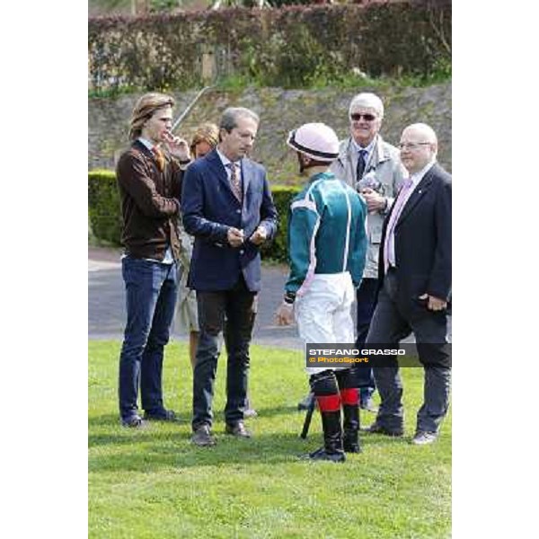 Maurizio Guarnieri and Dario Vargiu Rome, Capannelle racecourse 13th april 2014 ph.Domenico Savi/Grasso