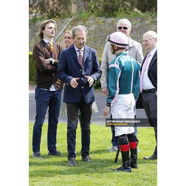 Maurizio Guarnieri and Dario Vargiu Rome, Capannelle racecourse 13th april 2014 ph.Domenico Savi/Grasso