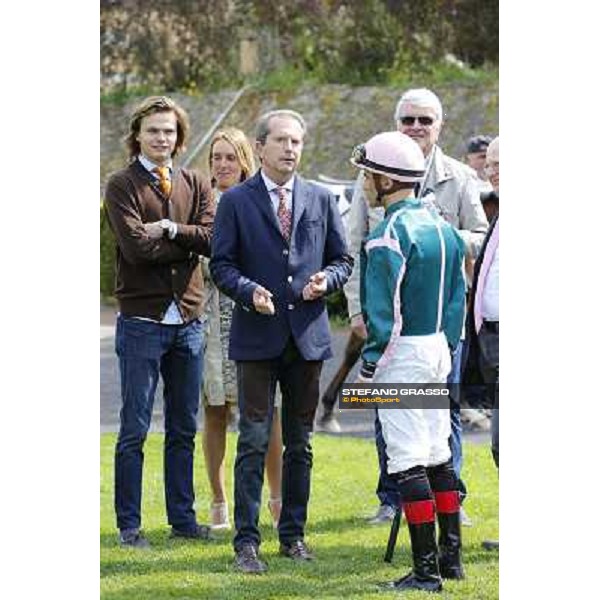 Maurizio Guarnieri and Dario Vargiu Rome, Capannelle racecourse 13th april 2014 ph.Domenico Savi/Grasso