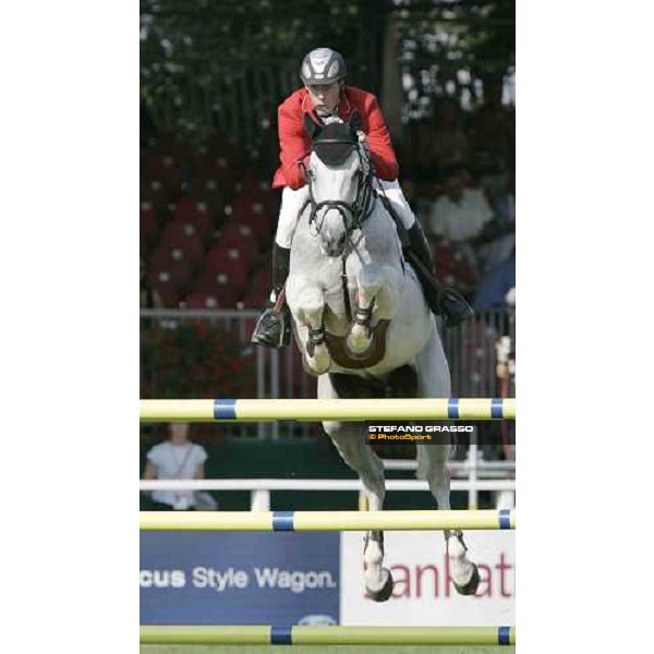 Christian Ahlmann on Coster Fei European Championship - Prize Poste Italiane San Patrignano, 22nd july 2005 ph. Stefano Grasso