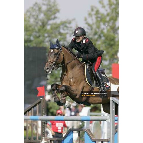 Bruno Chimirri on Landknecht Fei European Championship - Prize Poste Italiane San Patrignano, 22nd july 2005 ph. Stefano Grasso