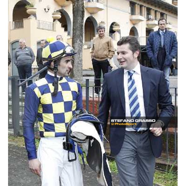 Fabio Branca and Stefano Botti Roma - Capannelle racecourse,15th april 2014 ph.Domenico Savi/Grasso