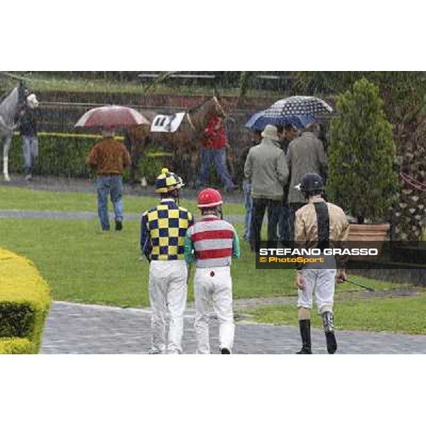 Mirco Demuro and Fabiio Branca Roma - Capannelle racecourse,15th april 2014 ph.Domenico Savi/Grasso