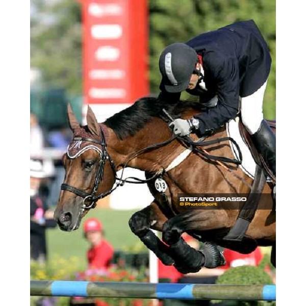 Laurent Goffinet on Flipper d\'Elle Fei European Championship - Prize Poste Italiane San Patrignano, 22nd july 2005 ph. Stefano Grasso