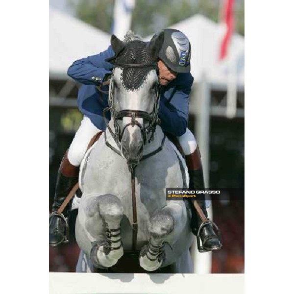 Ludo Philippaerts on Parco Fei European Championship - Prize Poste Italiane San Patrignano, 22nd july 2005 ph. Stefano Grasso
