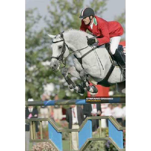 Jerry Smit on Nadir di San Patrignano Fei European Championship - Prize Poste Italiane San Patrignano, 22nd july 2005 ph. Stefano Grasso