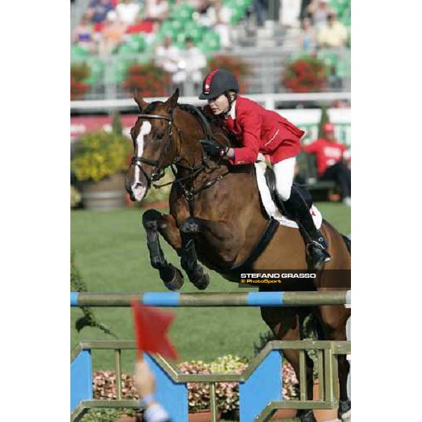 Christina Liebherr on L.B. No Mercy Fei European Championship - Prize Poste Italiane San Patrignano, 22nd july 2005 ph. Stefano Grasso
