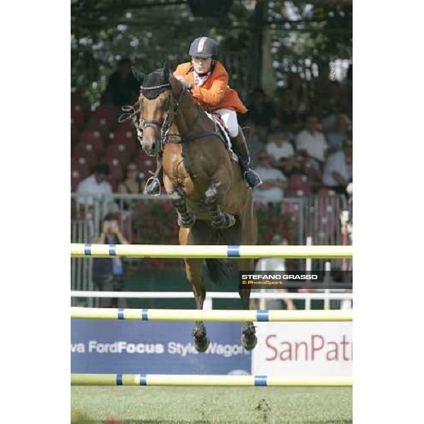 Leon Thijssen on Nairobi Fei European Championship - Prize Poste Italiane San Patrignano, 22nd july 2005 ph. Stefano Grasso