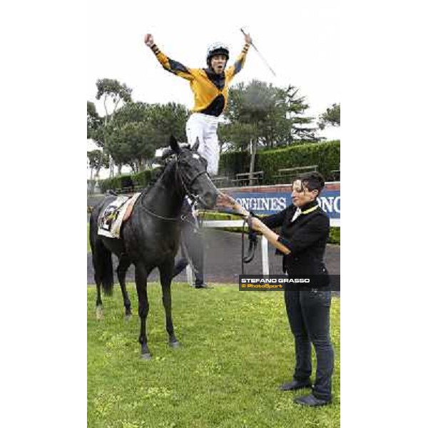 Roma 27 aprile 2014 Premio Pariioli Sisal Matchpoint, J. Perovic vince su Salford Secret ph.DomenicoSavi/GRASSO