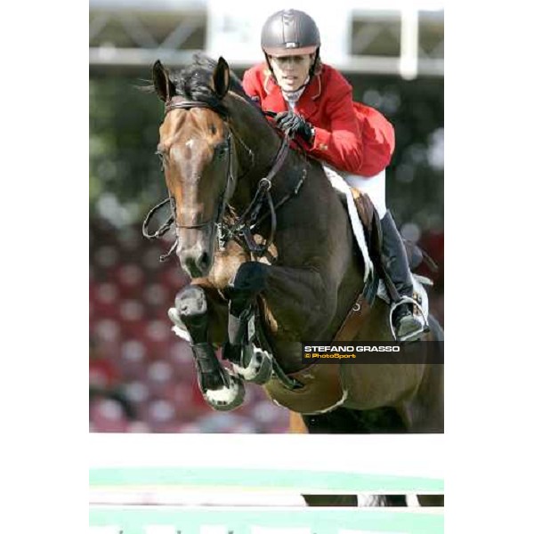 Meredith Michaels-Beerbaum on Checkmate Fei European Championship - Prize Poste Italiane San Patrignano, 22nd july 2005 ph. Stefano Grasso