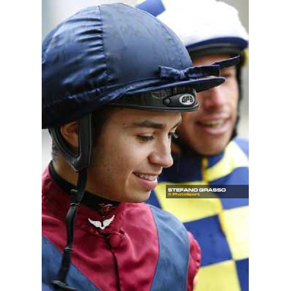 Roma 27 aprile 2014 Capannelle Racecourse Barzalona Mickael con Il Pittore ospite al Premio Parioli Sisal Matchpoint ph.DomenicoSavi/GRASSO
