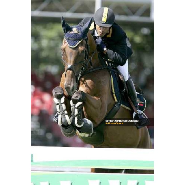 Juan Carlos Garcia on Loro Piana Albin III Fei European Championship - Prize Poste Italiane San Patrignano, 22nd july 2005 ph. Stefano Grasso
