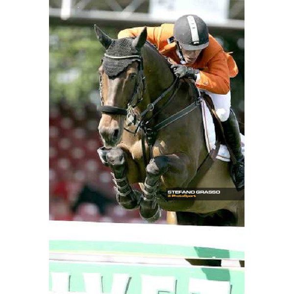 Gerco Schroder on Eurocommerce Monaco Fei European Championship - Prize Poste Italiane San Patrignano, 22nd july 2005 ph. Stefano Grasso