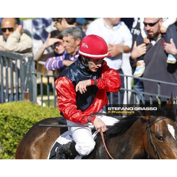 Roma 1 Maggio 2014 Capannelle Racecourse Mirco Demuto vince il Premio Morigi su Isla Mujereres www.capannelleippodromi.it ph.DomenicoSavi/GRASSO