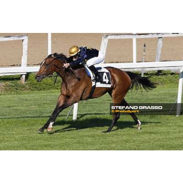 Roma 1 Maggio 2014 Capannelle Racecourse Mirco Demuto vince il Premio Pidget su Iole My Love www.capannelleippodromi.it ph.DomenicoSavi/GRASSO