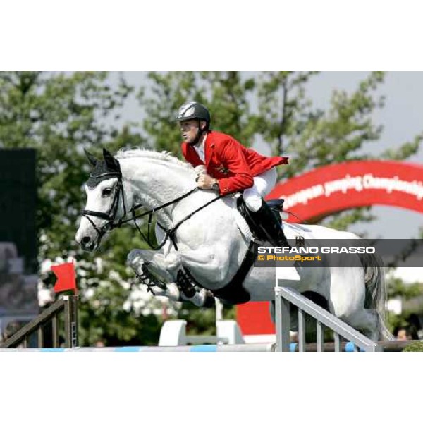 Marcus Ehning on Gitania Fei European Championship - Prize Poste Italiane San Patrignano, 22nd july 2005 ph. Stefano Grasso