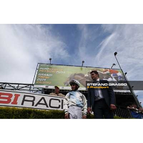 Djordje Perovic on Refuse to Bobbin wins the Premio Presidente della Repubblica GBI Racing Rome, Capannelle racecourse,11th may 2014 photo Stefano Grasso