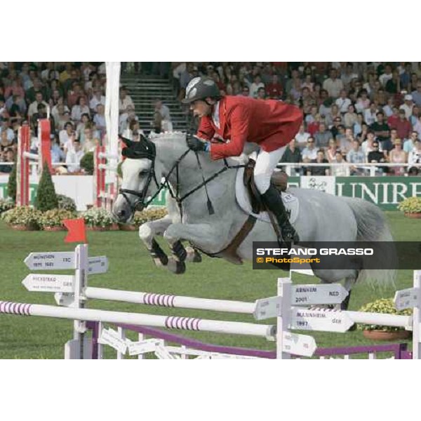Christian Ahlmann on Coster during the Final Team Competition of Fei European Jumping Championship San Patrignano 22nd july 2005 ph. Stefano Grasso