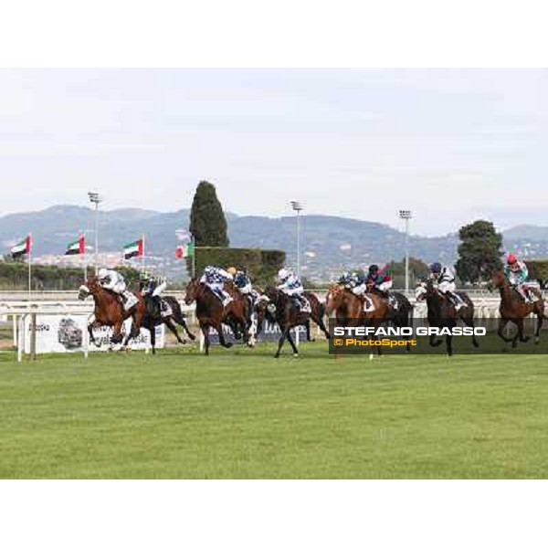 Djordje Perovic on Refuse to Bobbin wins the Premio Presidente della Repubblica GBI Racing Rome, Capannelle racecourse,11th may 2014 photo Stefano Grasso