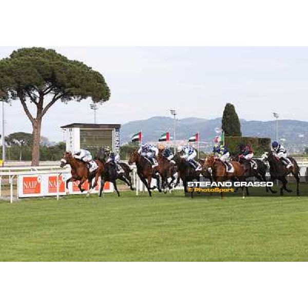 Djordje Perovic on Refuse to Bobbin wins the Premio Presidente della Repubblica GBI Racing Rome, Capannelle racecourse,11th may 2014 photo Stefano Grasso
