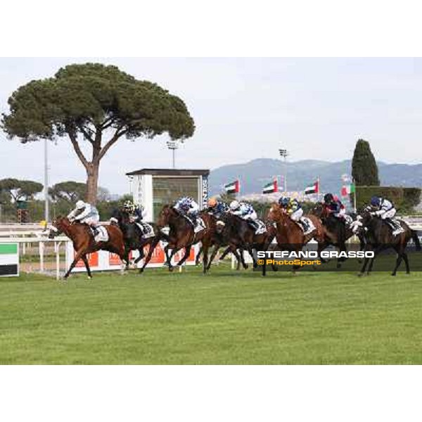 Djordje Perovic on Refuse to Bobbin wins the Premio Presidente della Repubblica GBI Racing Rome, Capannelle racecourse,11th may 2014 photo Stefano Grasso