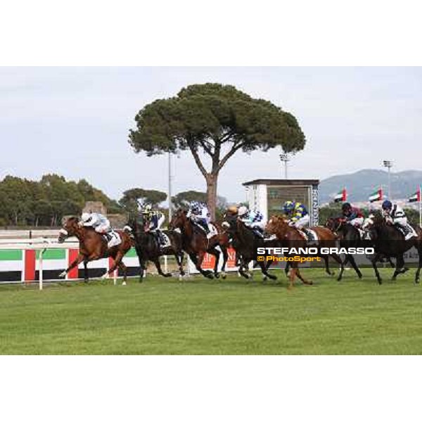 Djordje Perovic on Refuse to Bobbin wins the Premio Presidente della Repubblica GBI Racing Rome, Capannelle racecourse,11th may 2014 photo Stefano Grasso