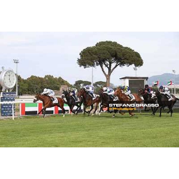 Djordje Perovic on Refuse to Bobbin wins the Premio Presidente della Repubblica GBI Racing Rome, Capannelle racecourse,11th may 2014 photo Stefano Grasso