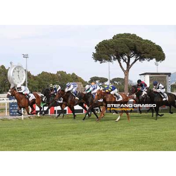 Djordje Perovic on Refuse to Bobbin wins the Premio Presidente della Repubblica GBI Racing Rome, Capannelle racecourse,11th may 2014 photo Stefano Grasso