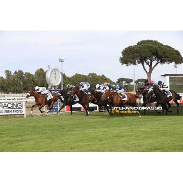 Djordje Perovic on Refuse to Bobbin wins the Premio Presidente della Repubblica GBI Racing Rome, Capannelle racecourse,11th may 2014 photo Stefano Grasso