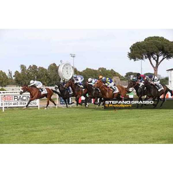 Djordje Perovic on Refuse to Bobbin wins the Premio Presidente della Repubblica GBI Racing Rome, Capannelle racecourse,11th may 2014 photo Stefano Grasso