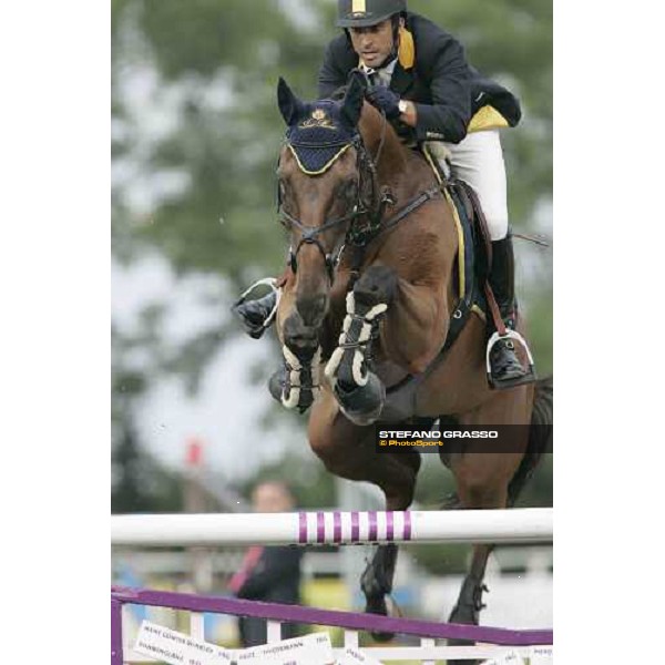 Juan Carlos Garcia on Loro Piana Albin III during the Final Team Competition of Fei European Jumping Championship San Patrignano 22nd july 2005 ph. Stefano Grasso