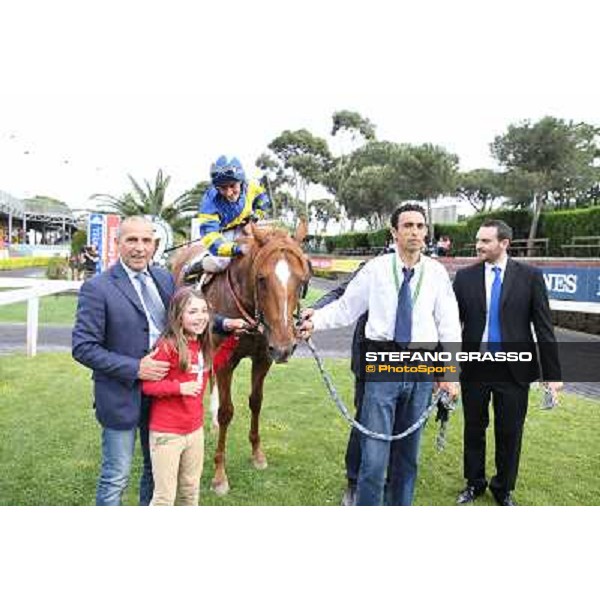 Djordje Perovic on Refuse to Bobbin wins the Premio Presidente della Repubblica GBI Racing Rome, Capannelle racecourse,11th may 2014 photo Stefano Grasso
