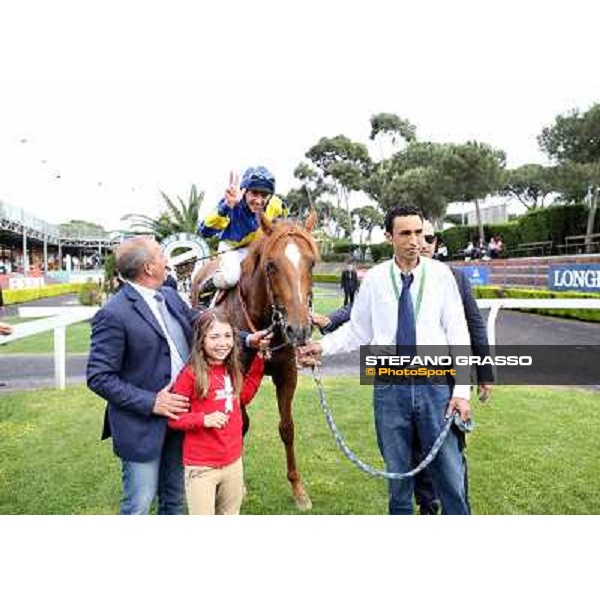 Djordje Perovic on Refuse to Bobbin wins the Premio Presidente della Repubblica GBI Racing Rome, Capannelle racecourse,11th may 2014 photo Stefano Grasso