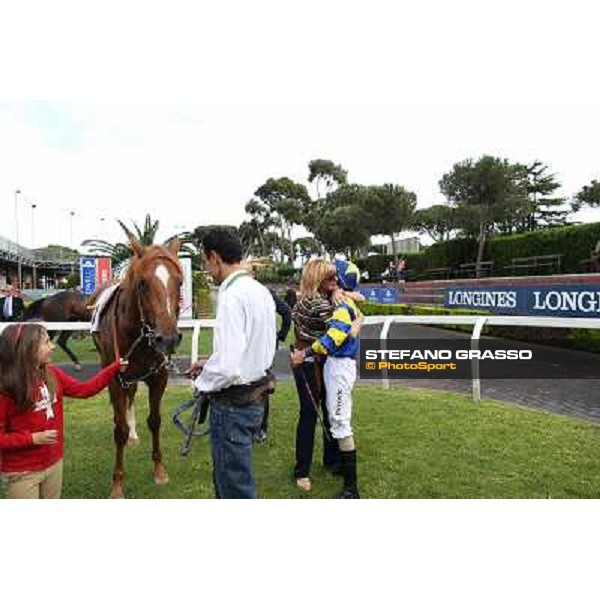 Djordje Perovic on Refuse to Bobbin wins the Premio Presidente della Repubblica GBI Racing Rome, Capannelle racecourse,11th may 2014 photo Stefano Grasso